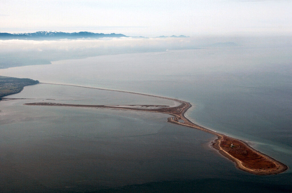 Dungeness Spit Arial Photo
